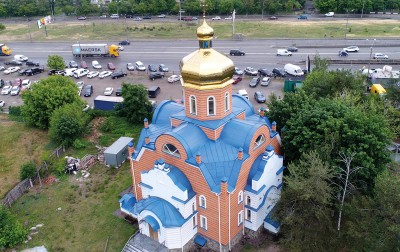 003 Orthodox Church dome, Troyeshchyna, Kiev city